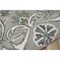 Homeroots 6 ft. Round Gray & White Filigree Area Rug 396201 - alternate 8